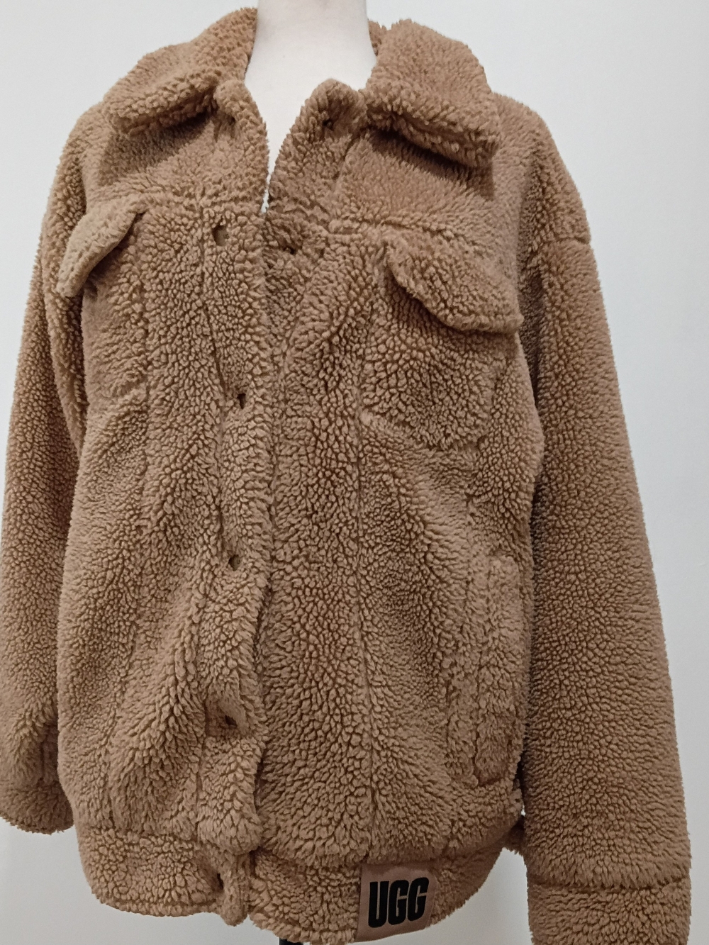 UGG Tan Plush Sherpa Jacket